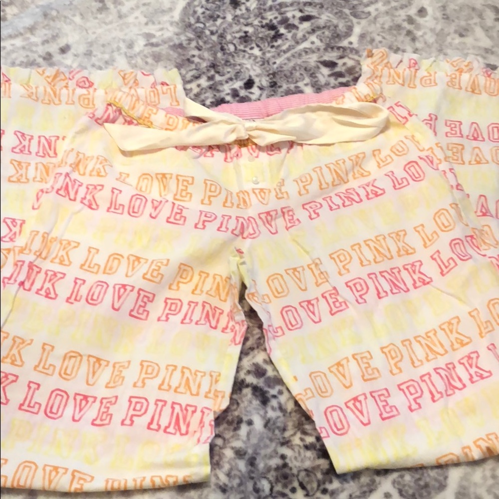 Victoria’s Secret Pink pajama pants Love Pink XS